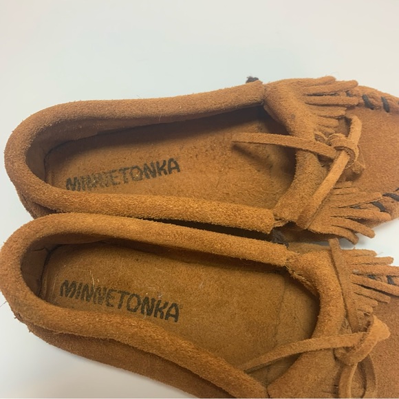MINNETONKA flat shoes leather upper size 11 - Picture 4 of 9